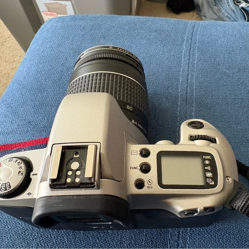 Canon EOS Rebel Silver and Black Camera